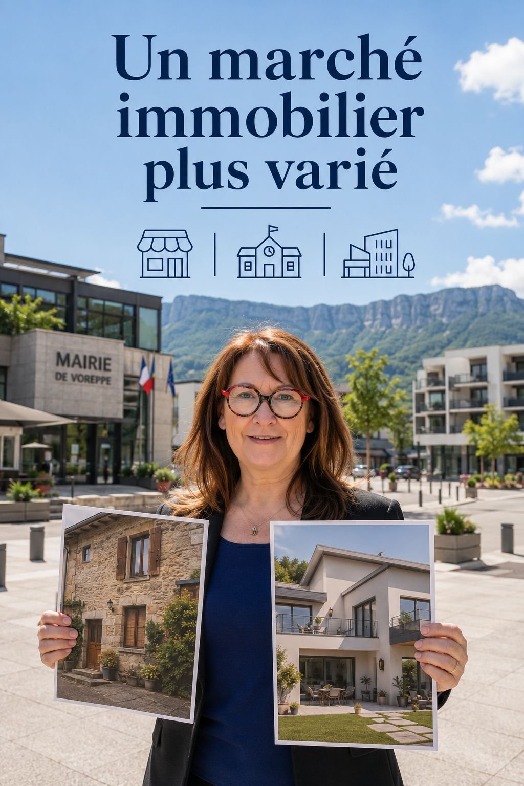 Voreppe, un marché immobilier plus varié