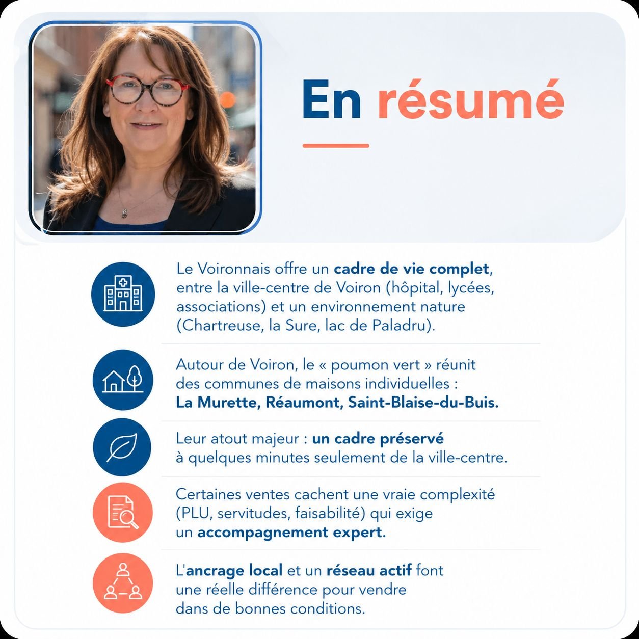 Infographie — vendre votre maison dans le Voironnais