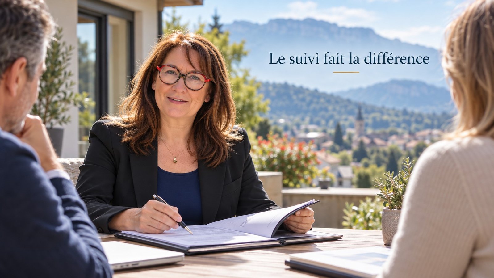 Le suivi fait la différence — conseillère mandataire immobilière à Voreppe